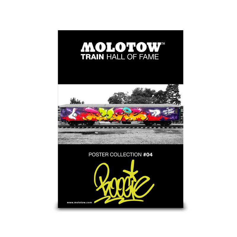 MOLOTOW™ Train Poster #04 "BOOGIE"