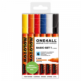 ONE4ALL™ 127HS 2mm 6x - Basic-Set 1 - Clearbox