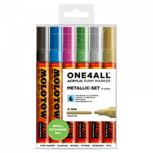 ONE4ALL™ 227HS 4mm 6x - Metallic-Set - Clearbox